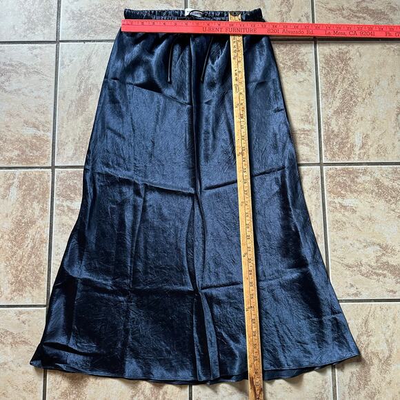 Artizia Babaton High Rise Crepe Pull On Maxi Consensus Skirt Black Size Small - Picture 6 of 8